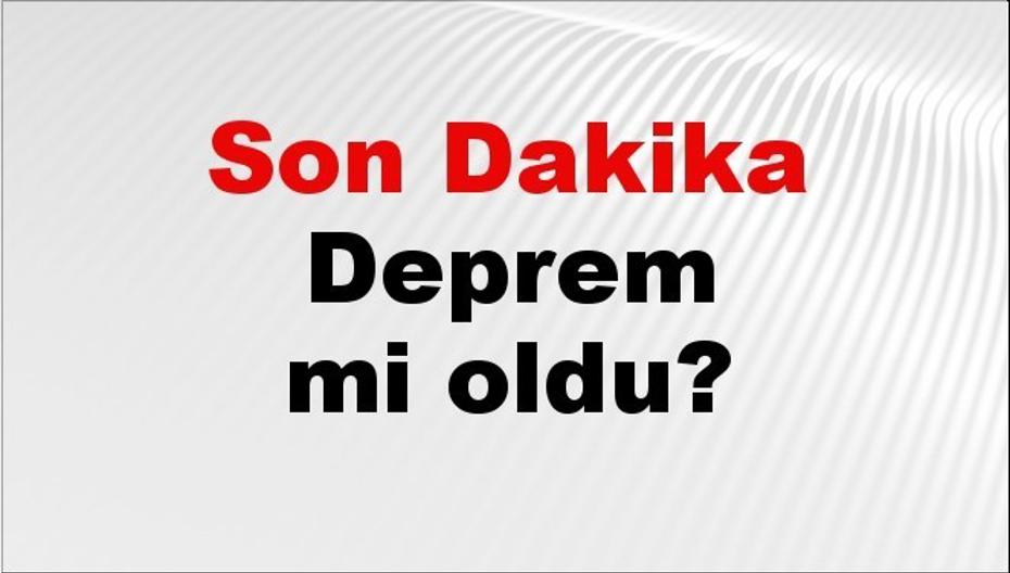 Son dakika deprem mi oldu? Az önce deprem nerede oldu? İstanbul, Ankara, İzmir ve il il AFAD son depremler 02 Ekim 2026
