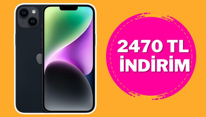 Gülümseyen Kasım’a iPhone 14 Plus’ta 2 bin 470 TL indirim