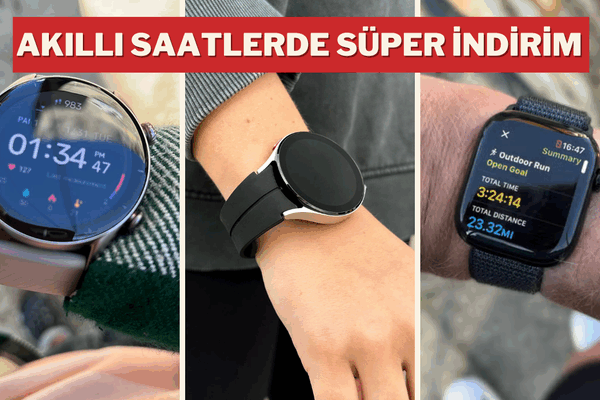 Hayat kalitenizi yükseltecek akıllı saatlerde kaçırılmayacak indirim