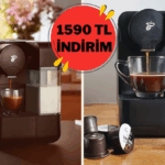 Tek tuşla kahve hazırlama dönemi başladı! Tchibo Cafissimo Milk kahve makinesinde 1590 TL indirim