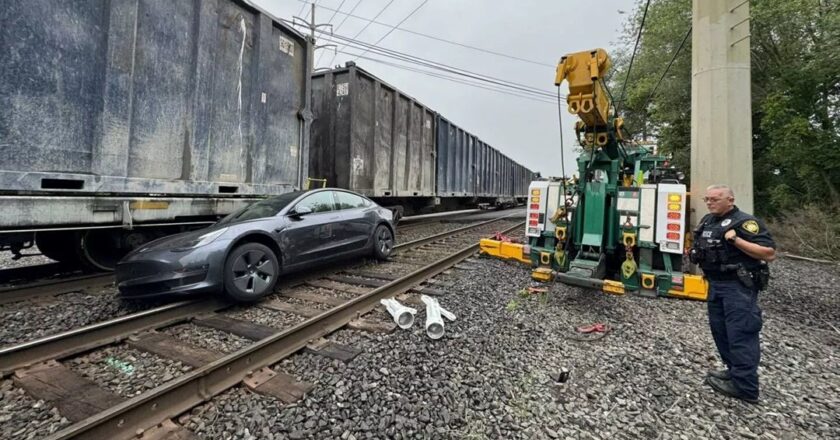 Otonom sürüşteki Tesla raylara sıkışarak trenle çarpıştı – Son Dakika Teknoloji Haberleri