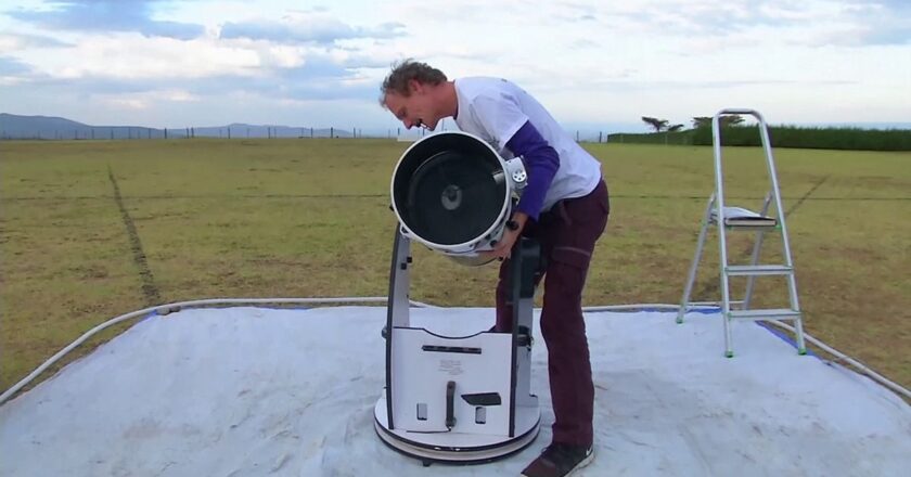 Gezgin teleskop ile astronomi Afrikalı çocukların ayağına gidiyor