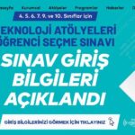 Duyuru geldi: İBB Teknoloji Atölyeleri Öğrenci Seçme Sınavı sınav giriş bilgileri açıklandı – Son Dakika Eğitim Haberleri